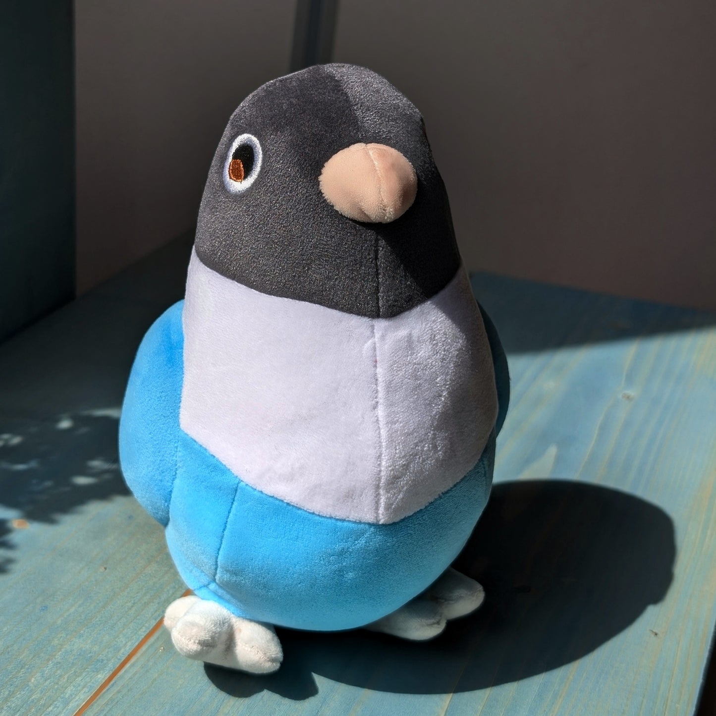 Blue the Blue Masked Lovebird Plushie