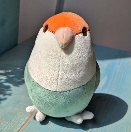 Peachy the Dutch Blue Lovebird Plushie