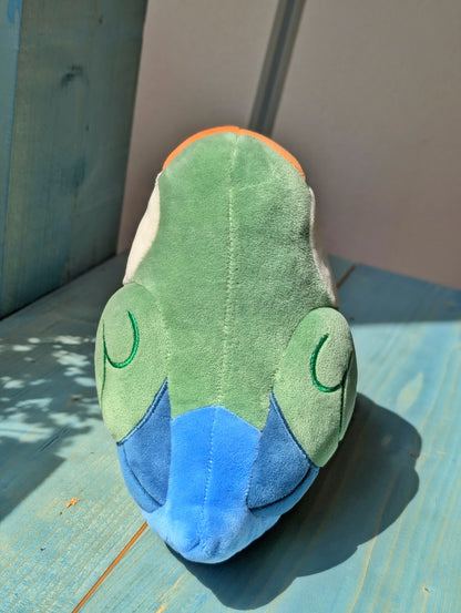 Peachy the Dutch Blue Lovebird Plushie