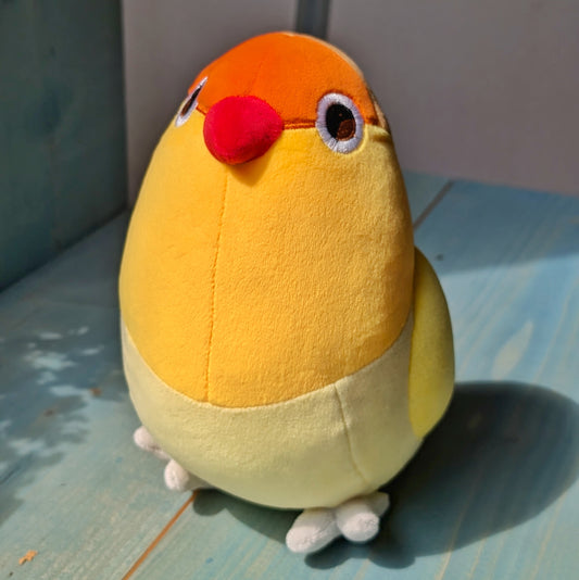 Beanie the Yellow Fischer's Lovebird Plushie