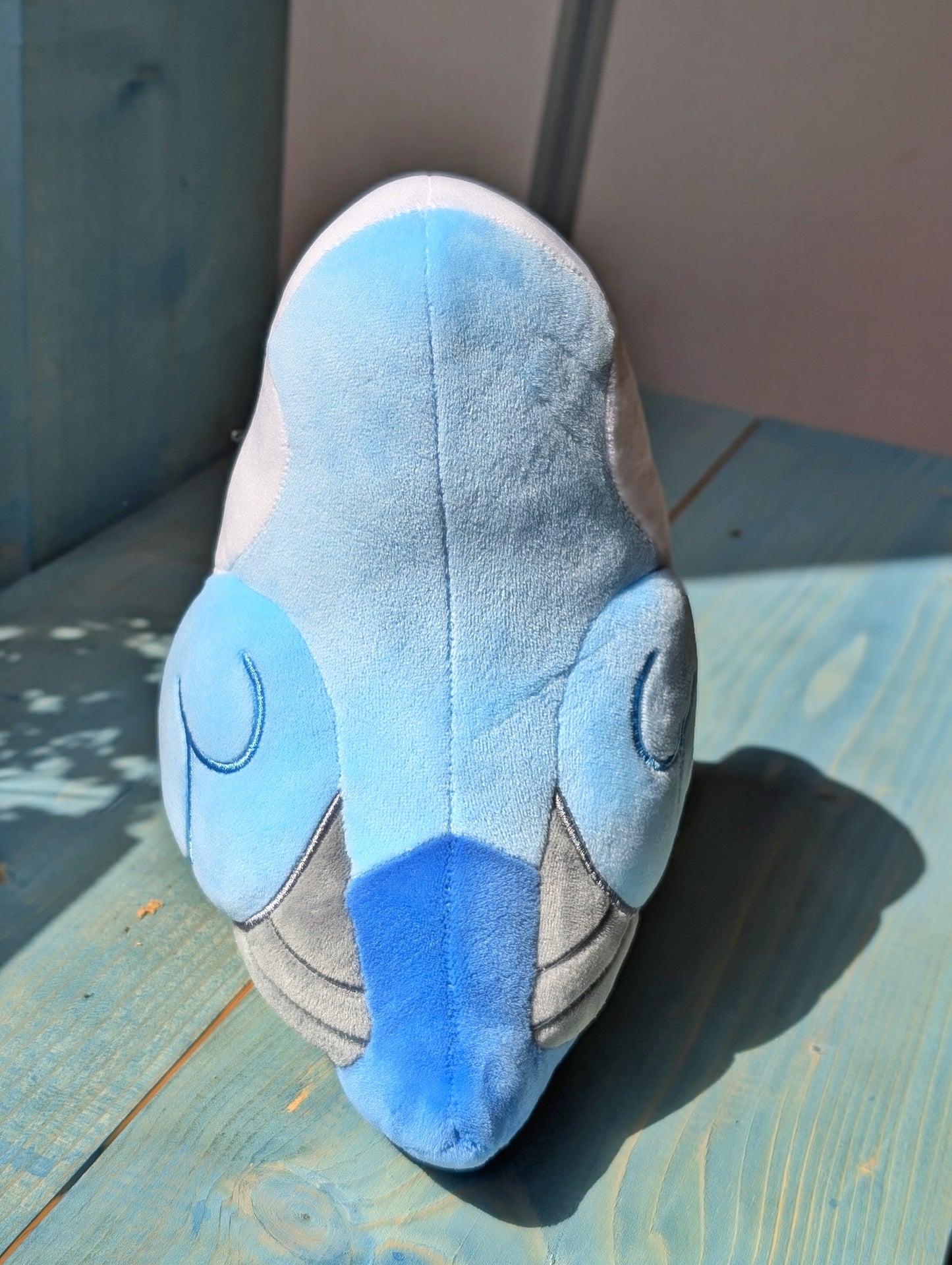 [B-GRADE] Ramune the Pastel Blue Lovebird Plushie