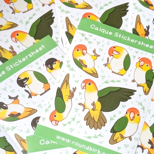 Caique Washi Stickersheet