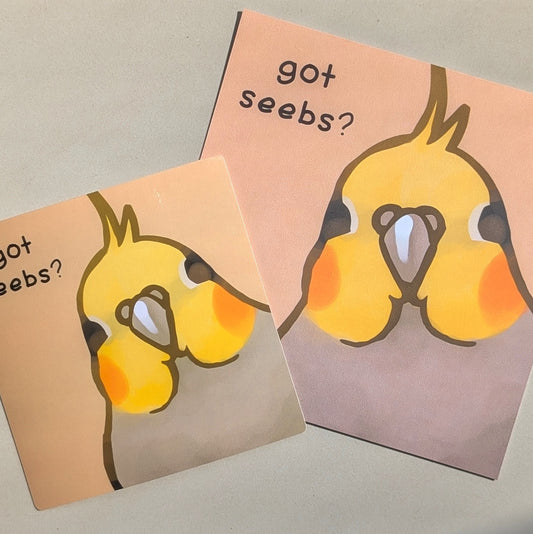 Got Seebs? Mini Print or Vinyl Sticker