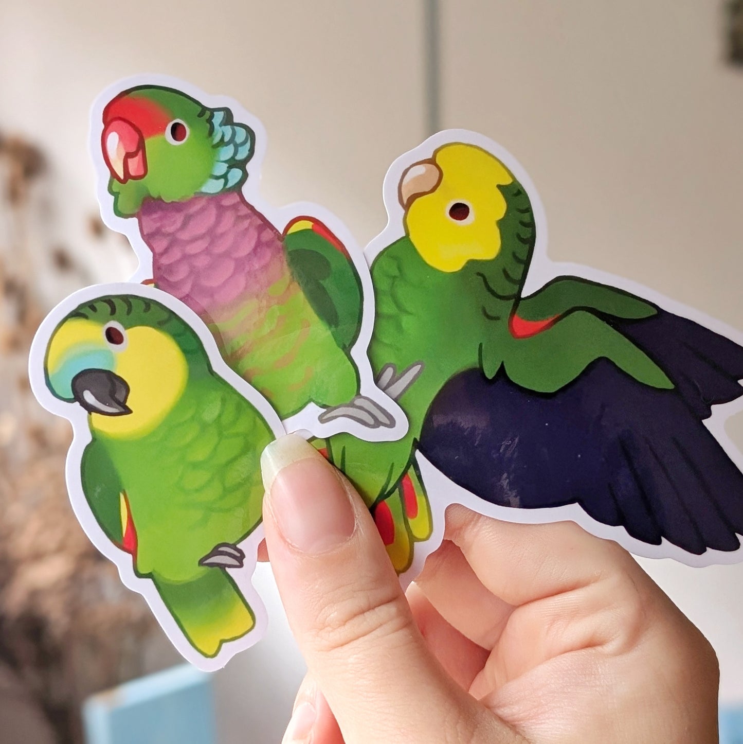 Amazon Parrot Vinyl Stickers