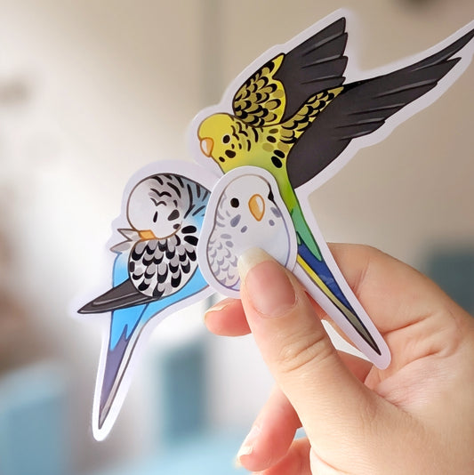 Budgie Vinyl Stickers