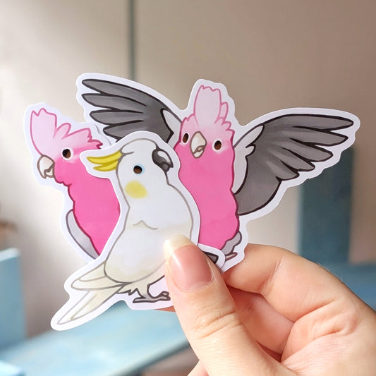 Cockatoo Vinyl Stickers