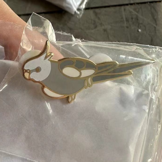 Cockatiel Pin v2