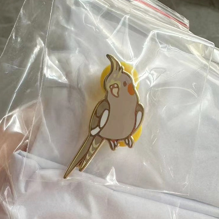 Cockatiel Pin v2