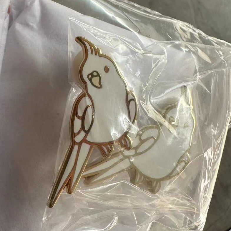 Cockatiel Pin v2