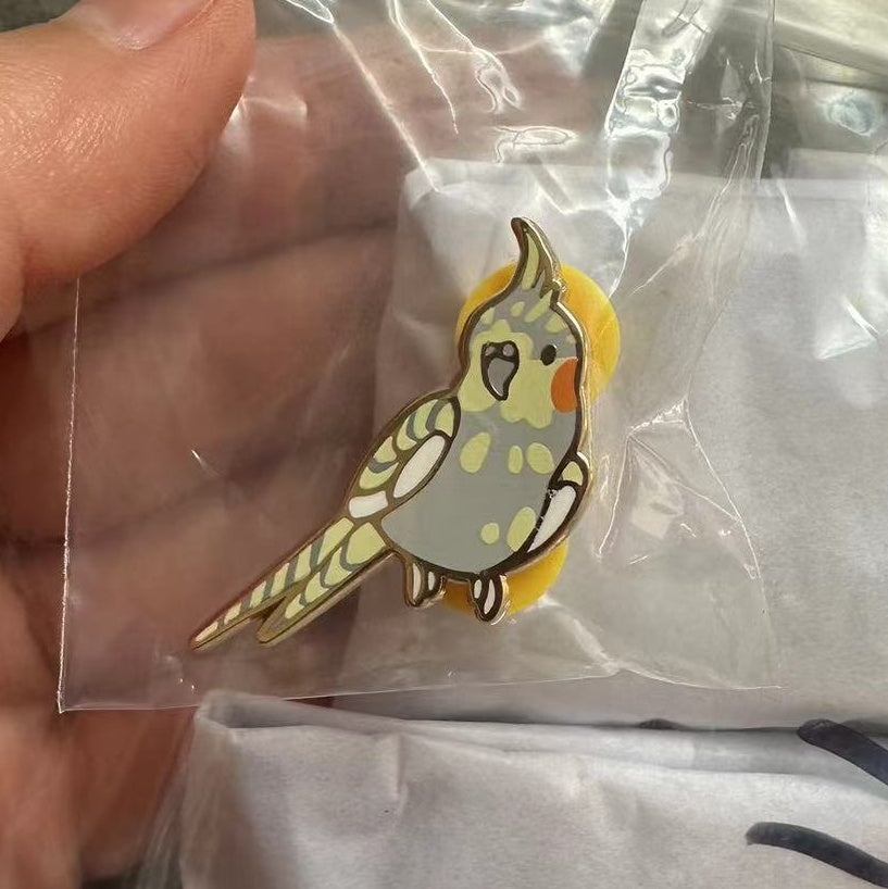 Cockatiel Pin v2