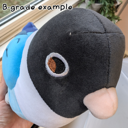 [B-GRADE] Ramune the Pastel Blue Lovebird Plushie