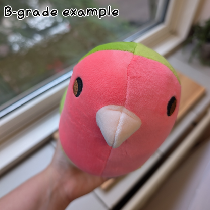 [B-GRADE] Ramune the Pastel Blue Lovebird Plushie