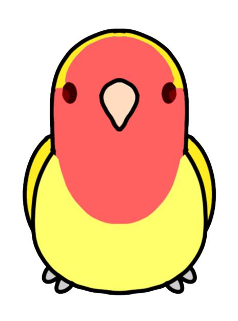 [B-GRADE] Banana the Yellow Lovebird Plushie