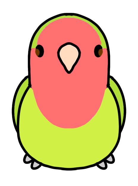 [B-GRADE] Matcha the Green Lovebird Plushie