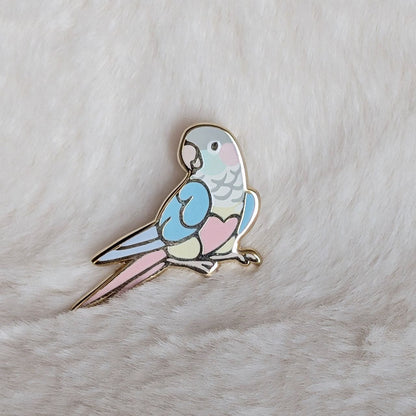 Green Cheek Conure Pin v2