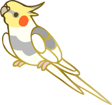 Cockatiel Pin v2