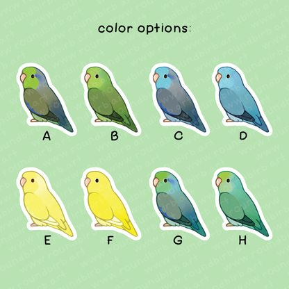 Parrotlet Vinyl Stickers