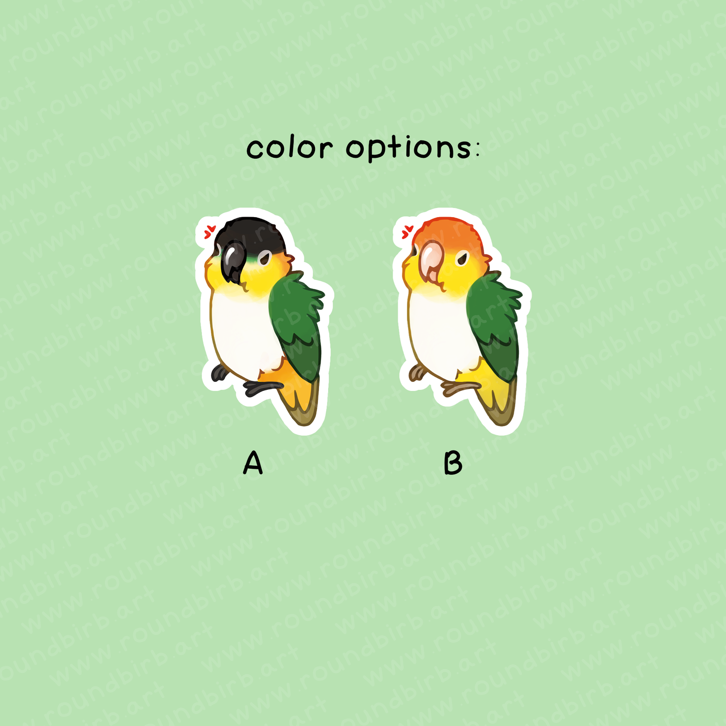 Caique Vinyl Stickers