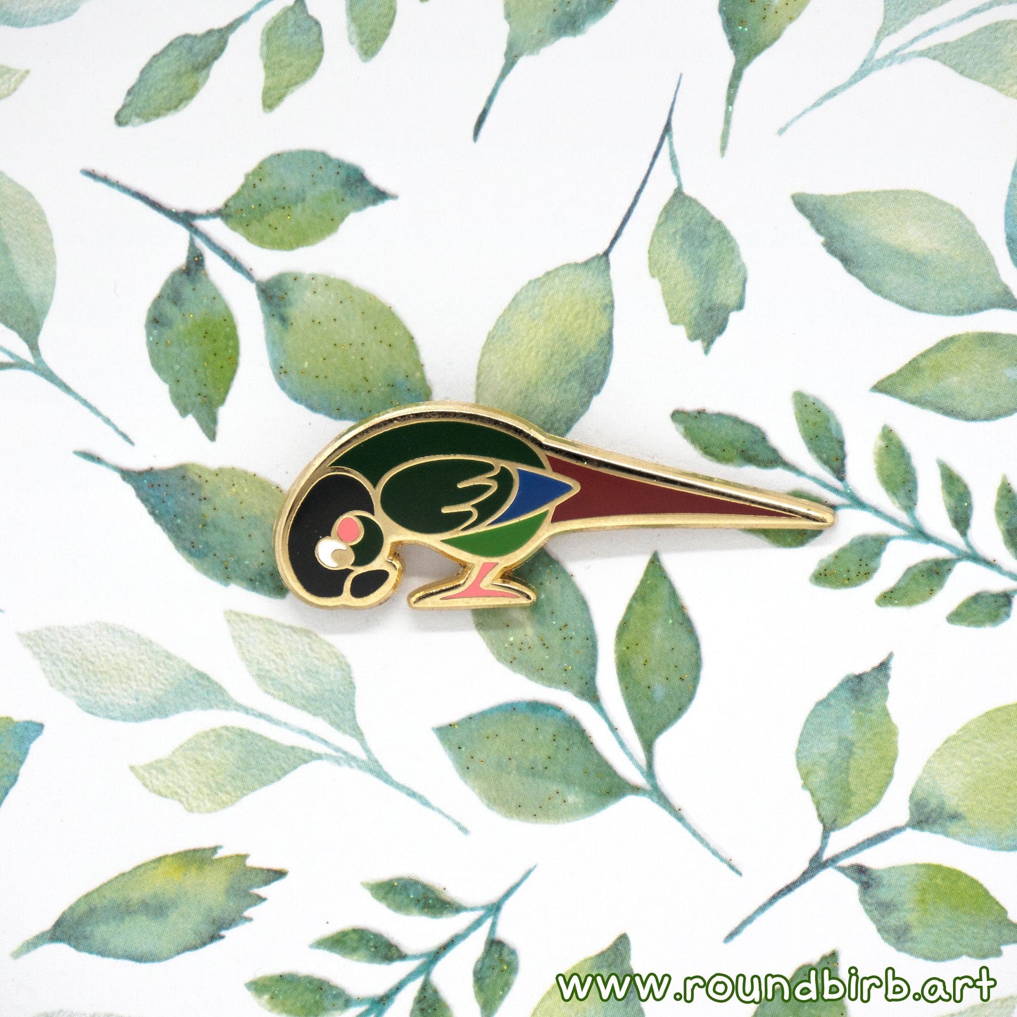 [SALE] Green Cheek Conure Pin